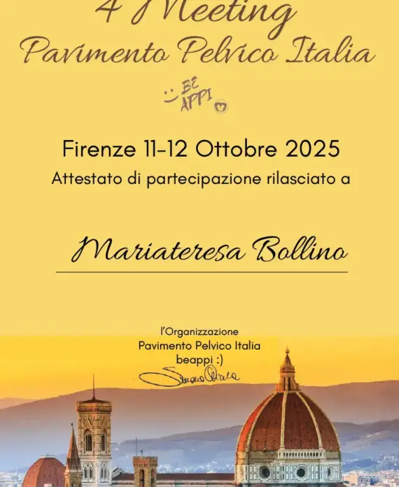 4 meeting pavimento pelvico italia